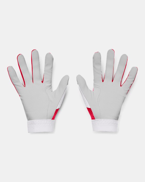Boys' UA Clean Up 21 Batting Gloves, Red, pdpMainDesktop image number 1